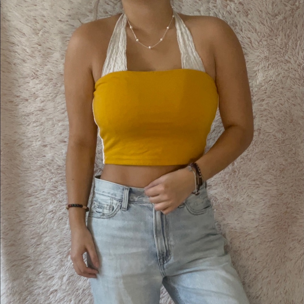 Mustard Yellow Tube Top